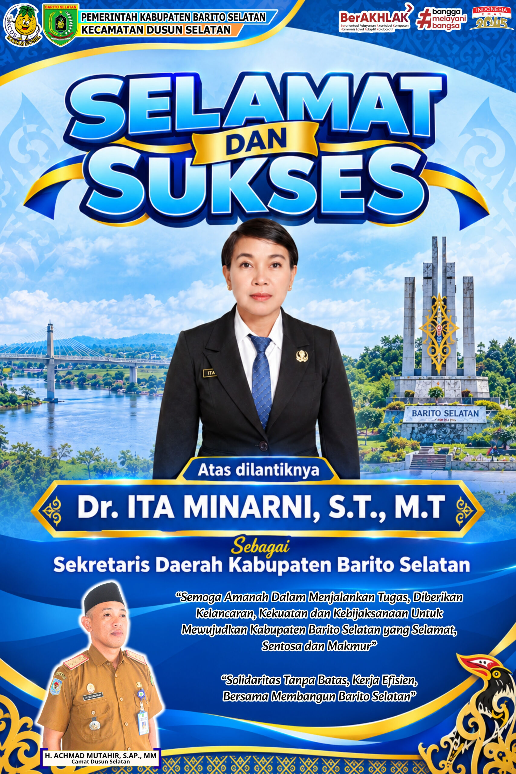 Selamat dan Sukses Sekda
